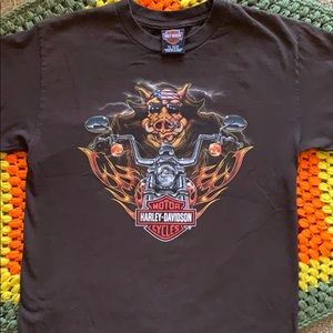 Harley Davidson hog on a hog T-shirt